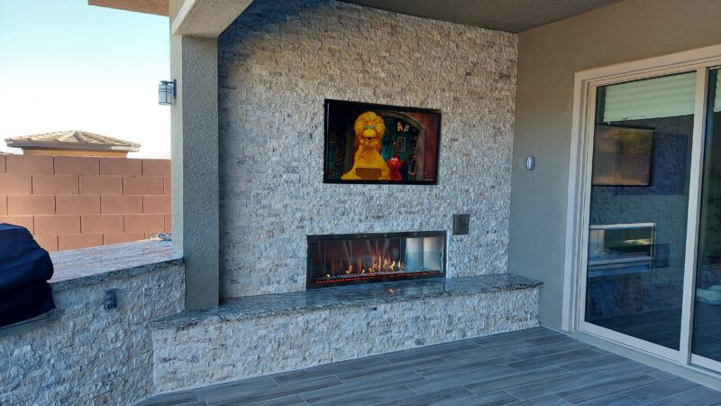 Outdoor Fireplace