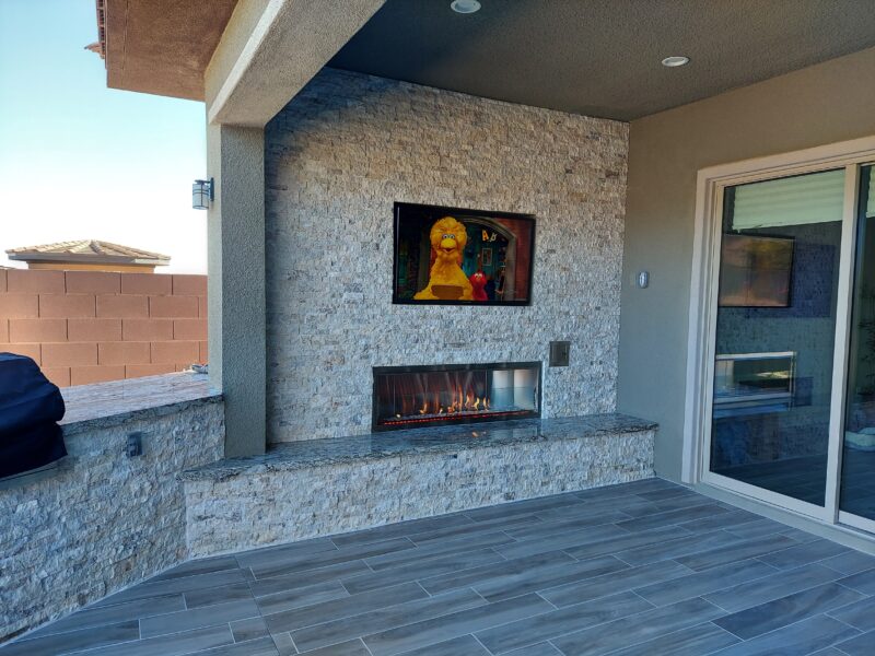 Outdoor Fireplace