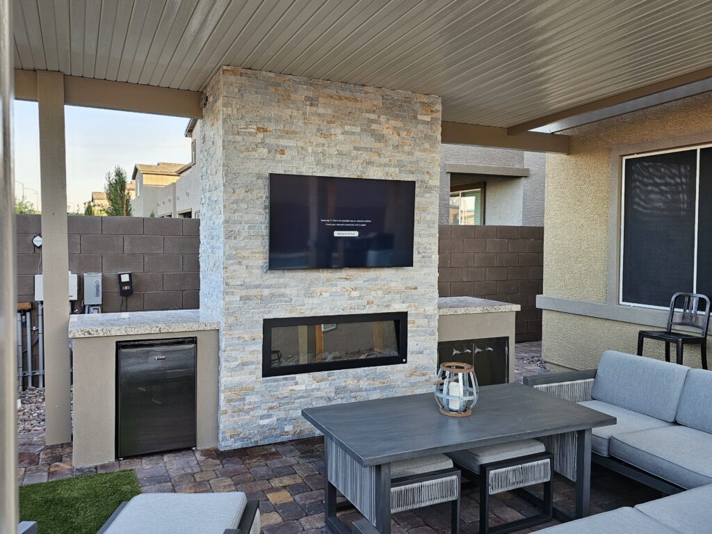 Electric Outdoor Fireplace