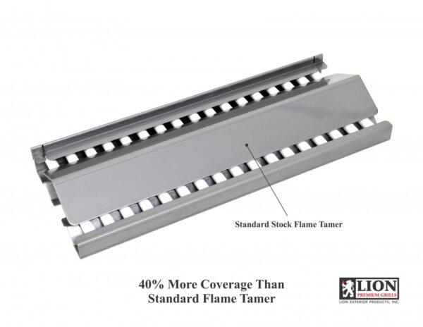 Lion Ceramic Heat Tubes with Vented Flame Tamer Tray (L89746) - Image 3