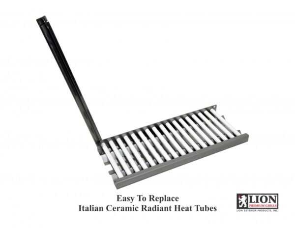Lion Ceramic Heat Tubes with Vented Flame Tamer Tray (L89746) - Image 6