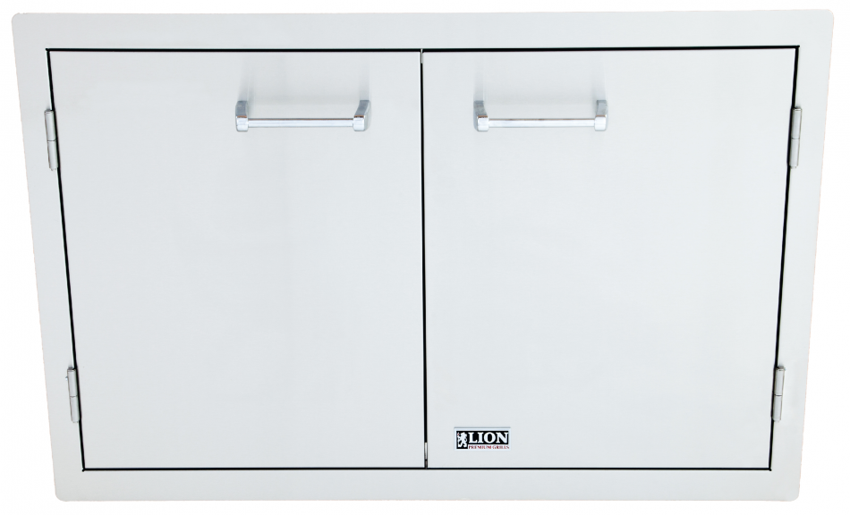 Lion Double Door with Towel Rack (L3322) - Image 2