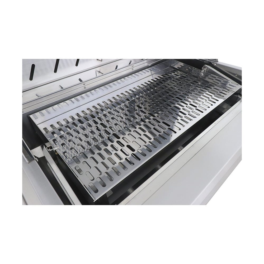 RCS 32" Premier Freestanding Charcoal Grill - RJCC32A CK w/ Cart & Gas Kit - Image 15