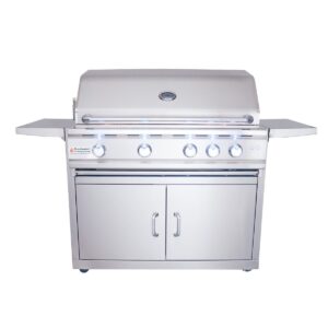 RCS 38" Cutlass Pro Freestanding Grill - RON38B CK w/ Cart & Gas Kit - Propane (LP)