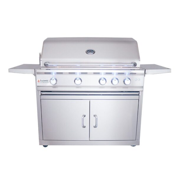 RCS 38" Cutlass Pro Freestanding Grill - RON38B CK w/ Cart & Gas Kit - Propane (LP)