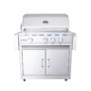 RCS 30" Cutlass Pro Freestanding Grill - RON30B CK w/ Cart & Gas Kit - Propane (LP)