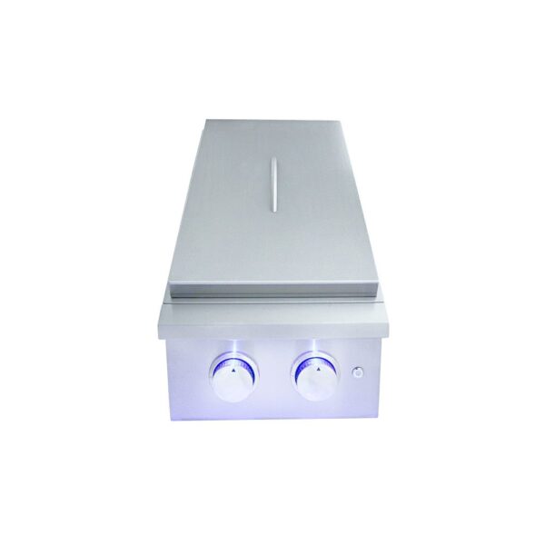 RCS Premier Double Side Burner w/ LED Lights - RJCSSBL - Propane (LP)