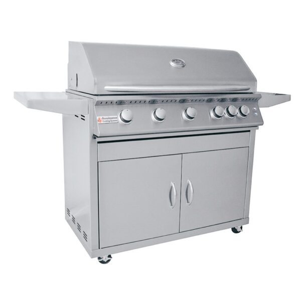 RCS 40" Premier "L" Freestanding Grill - RJC40AL CK w/ Cart & Gas Kit - Propane (LP)