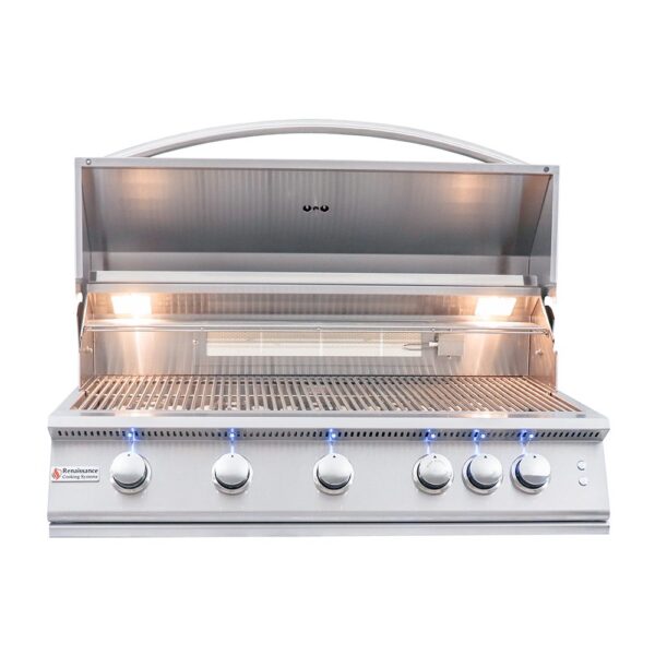 RCS 40" Premier Built-In Grill w/ LED Lights - RJC40AL - Propane (LP)