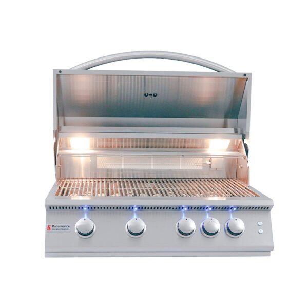 RCS 32" Premier Built-In Grill w/ LED Lights - RJC32AL - Propane (LP)