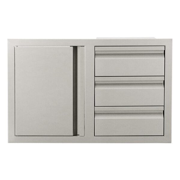 RCS Triple Drawers w/ Single Door - VDC2SC