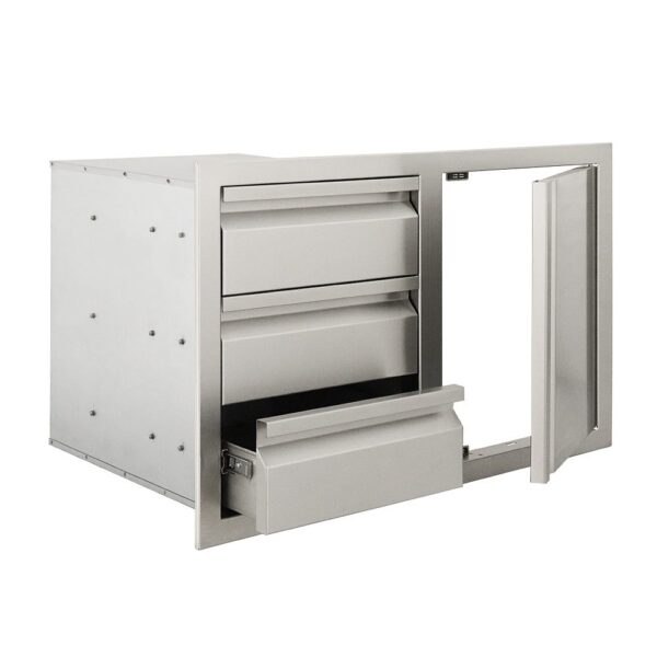 RCS Triple Drawers w/ Single Door - VDC2SC