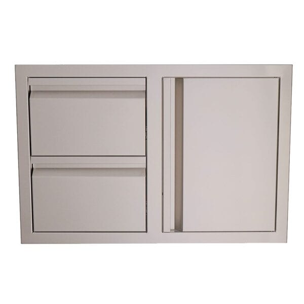 RCS Double Drawers w/ Single Door - VDC1SC