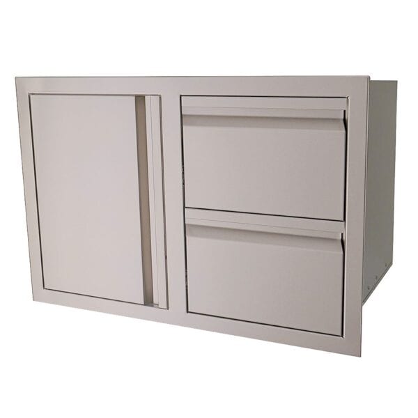 RCS Double Drawers w/ Single Door - VDC1SC