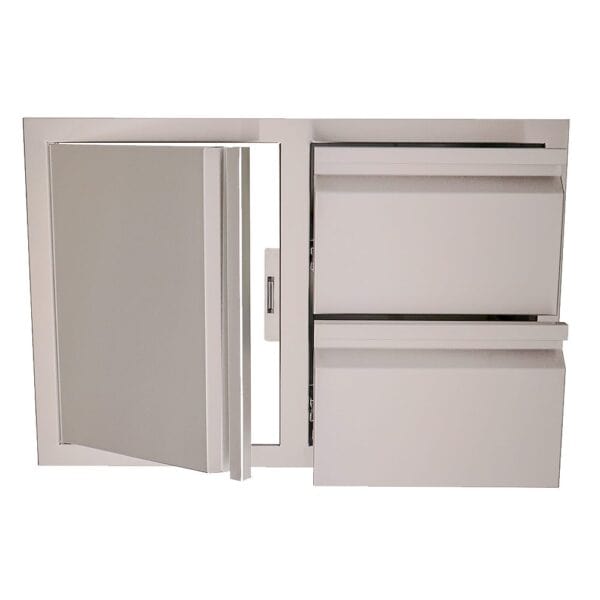 RCS Double Drawers w/ Single Door - VDC1SC